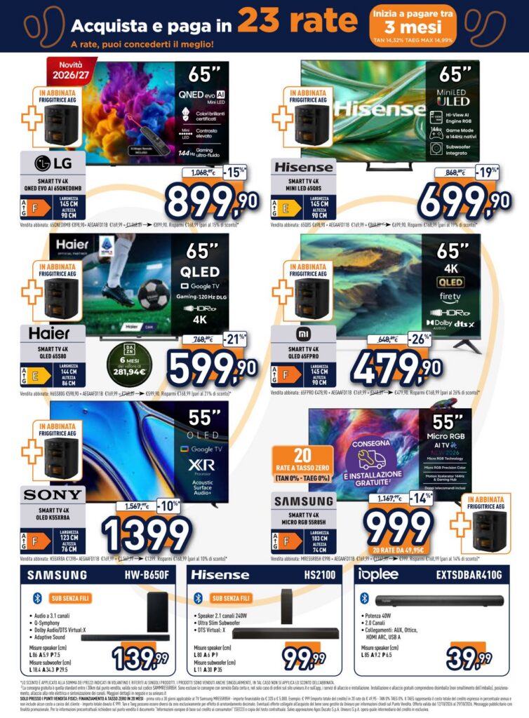 Volantino Unieuro, pagina 3 di 44